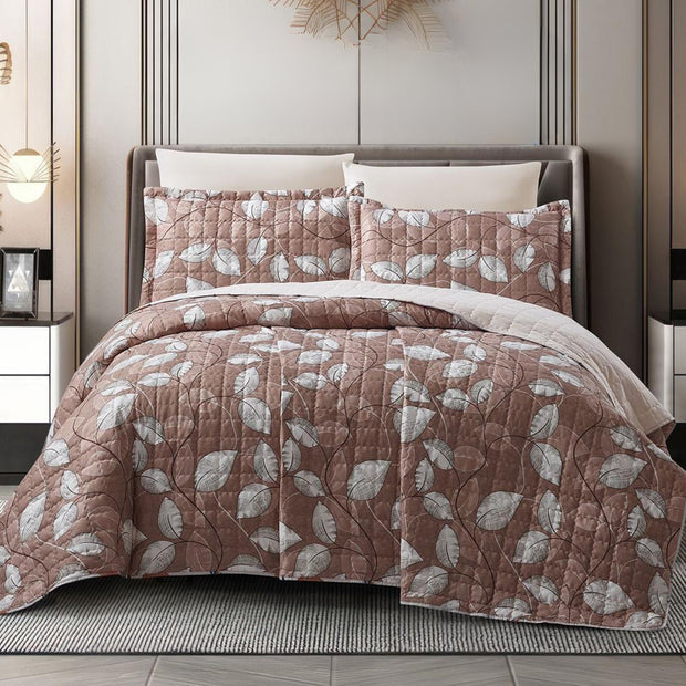 Bedspread cotton Double 3pcs / Single half 2pcs
