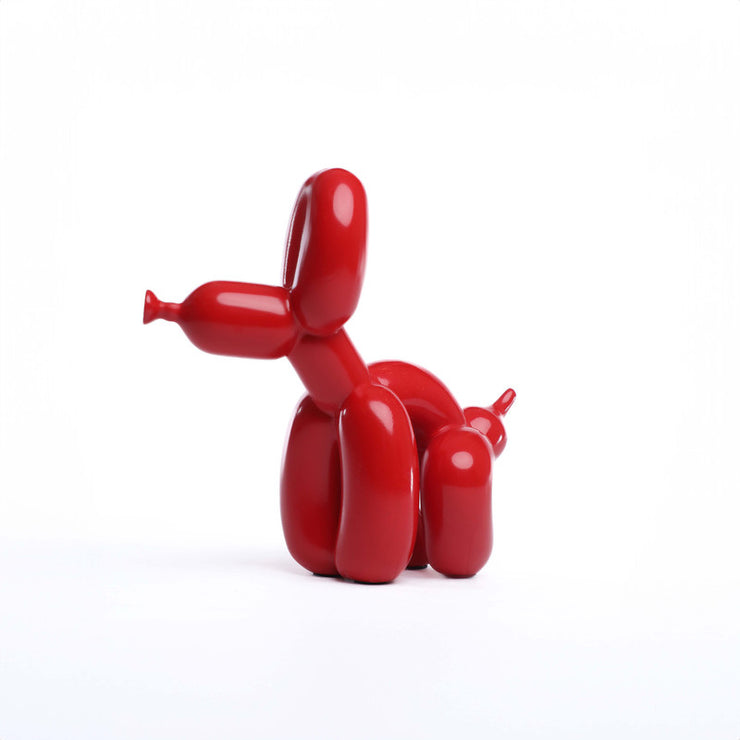 RASINE BALLON DOG 19cm*10cm WITH POOP (Red)