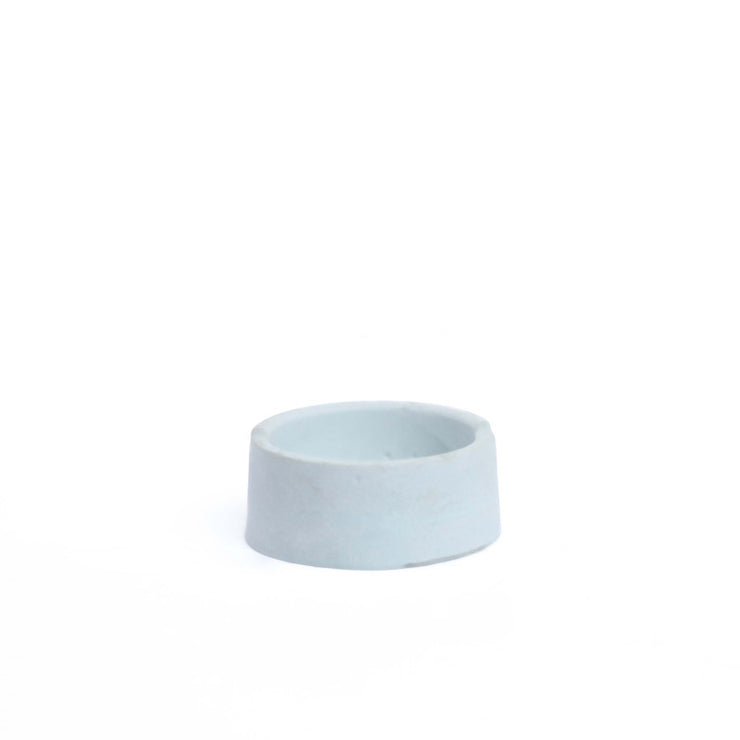 Concret rounded ashtray 7cm*7cm (Blue)