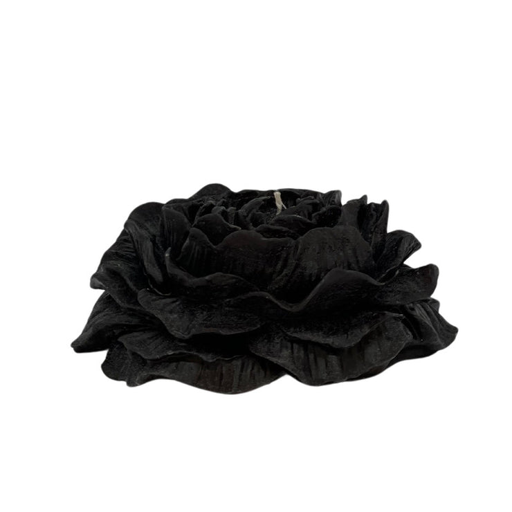 Candle big flower 14cm*14cm (Black)