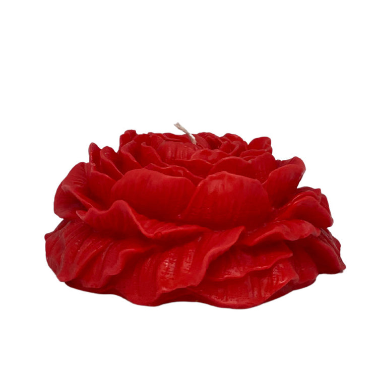 Candle big flower 14cm*14cm (Red)