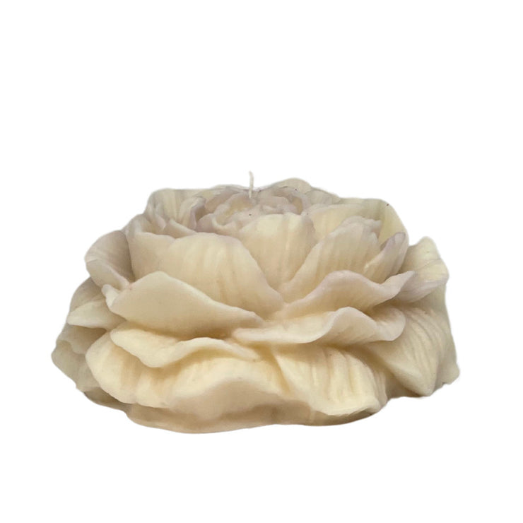 Candle big flower 14cm*14cm (White)