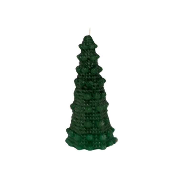 Candle christmas tree balls 15cm*7cm (Green)