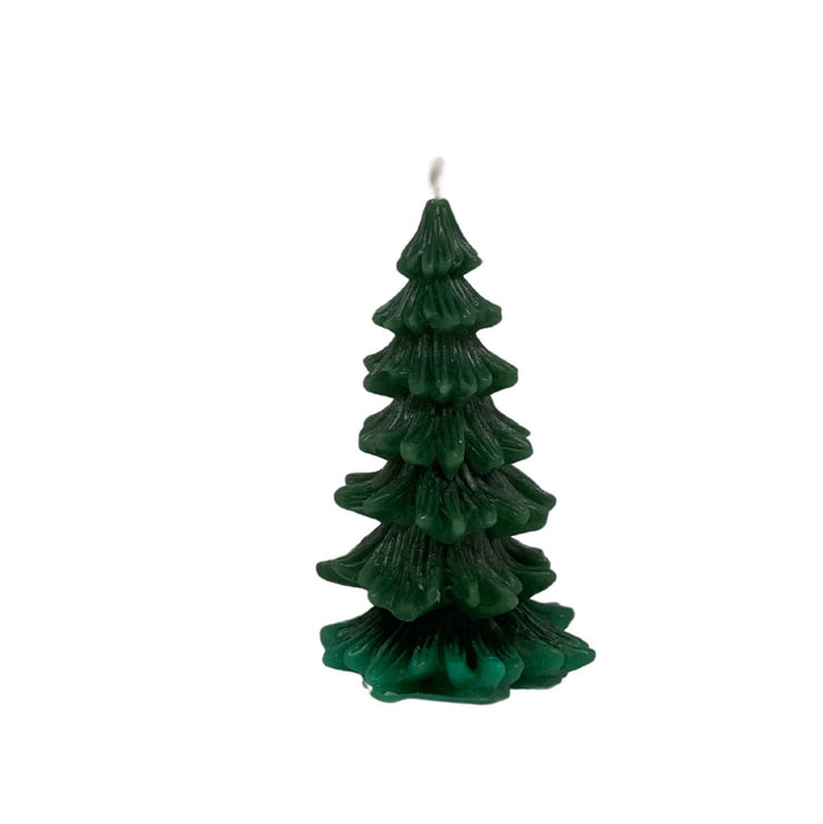 Candle christmas tree leaves 13cm*5cm (Green)