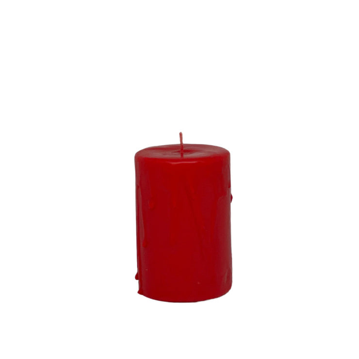 Candle rounded melt 7cm*5cm (Red)