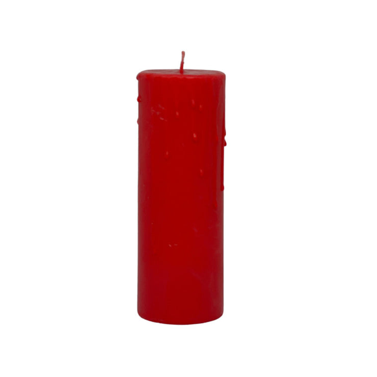 Candle rounded melt 9cm*5cm (Red)