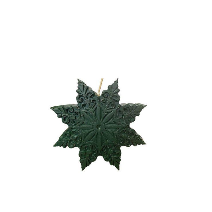 Candle Paraffin star 11cm*11cm (Green)