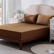Fitted sheet microfiber single half size 4pcs