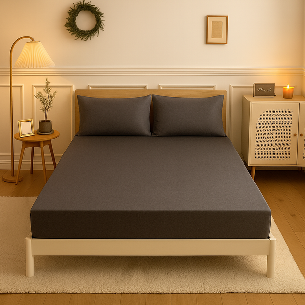 Fitted sheet cotton 100% Double size 3pcs / Single half 2pcs