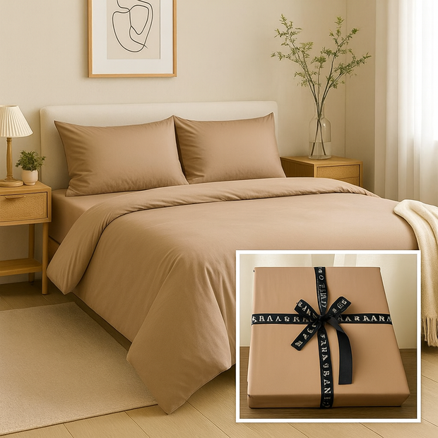 Premium BedSet cotton 100% Double size 4pcs / single half 3pcs