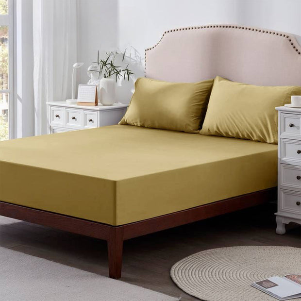 Fitted sheet microfiber single half size 4pcs