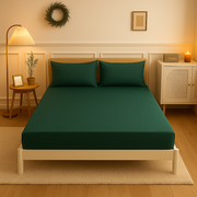 Fitted sheet cotton 100% Double size 3pcs / Single half 2pcs