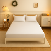 Fitted sheet cotton 100% Double size 3pcs / Single half 2pcs