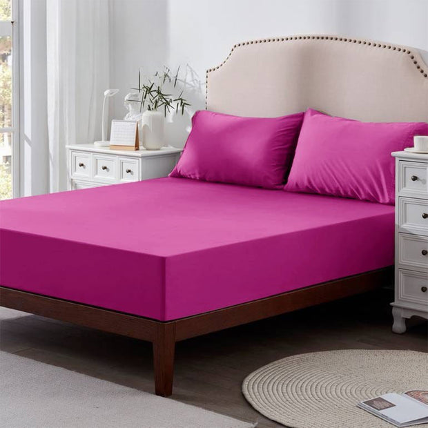 Fitted sheet microfiber single half size 4pcs