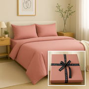 Premium BedSet cotton 100% Double size 4pcs / single half 3pcs
