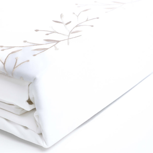Bed Set cotton 100% embroidered collection king size 4pcs 210 threads