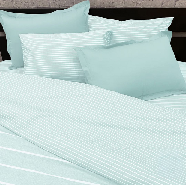 Canon - Bed Set cotton 100% strips collection double size 4pcs 180 threads