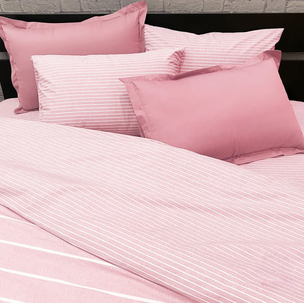Canon - Bed Set cotton 100% strips collection double size 4pcs 180 threads
