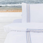 Bed Set cotton 100% embroidered collection king size 4pcs 210 threads