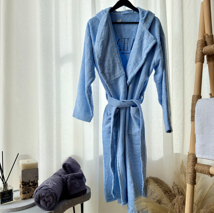 Bathrobe cotton 100% with hat