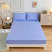 Fitted sheet cotton 100% double size 3pcs / single half 2pcs