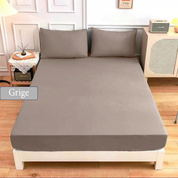Fitted sheet cotton 100% double size 3pcs / single half 2pcs