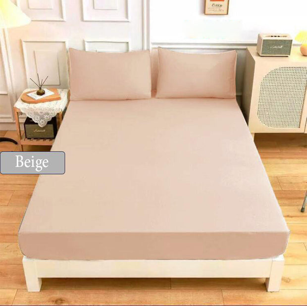 Fitted sheet cotton 100% double size 3pcs / single half 2pcs