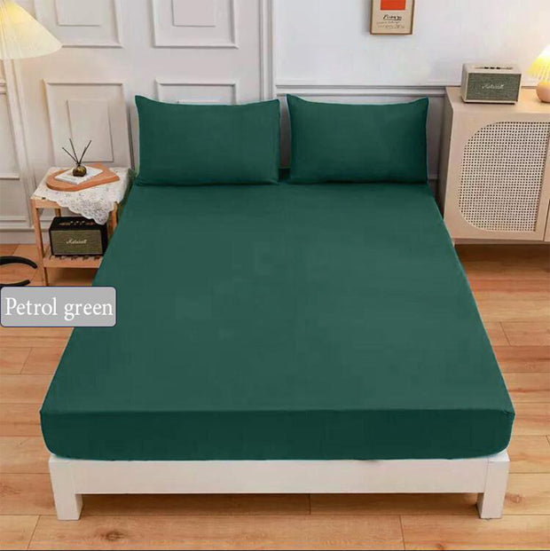 Fitted sheet cotton 100% double size 3pcs / single half 2pcs