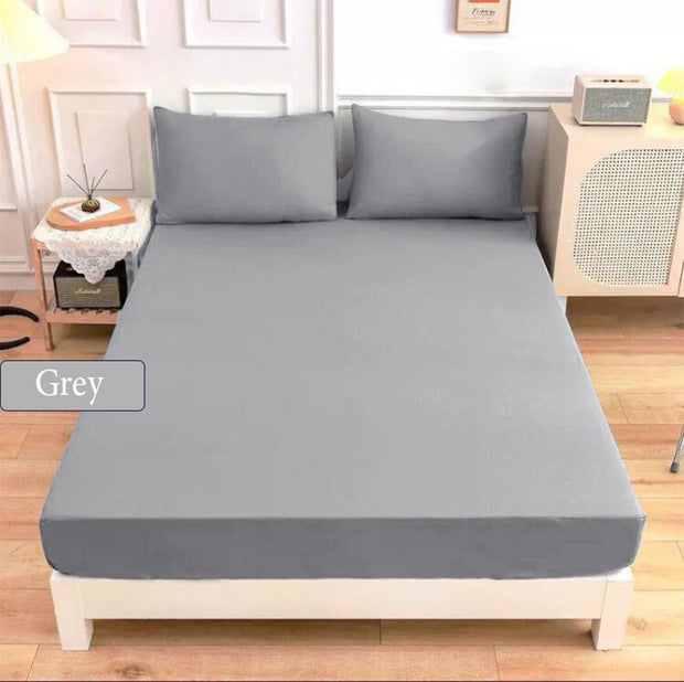 Fitted sheet cotton 100% double size 3pcs / single half 2pcs