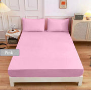 Fitted sheet cotton 100% double size 3pcs / single half 2pcs
