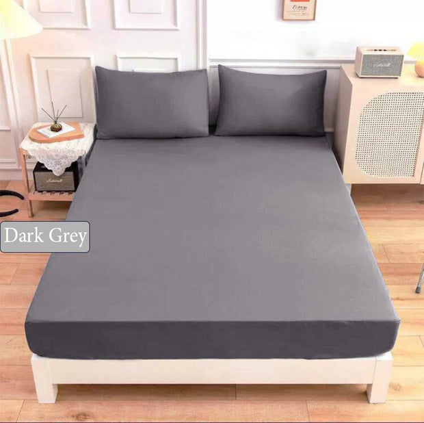 Fitted sheet cotton 100% double size 3pcs / single half 2pcs