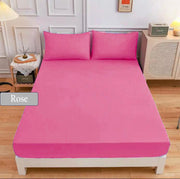 Fitted sheet cotton 100% double size 3pcs / single half 2pcs