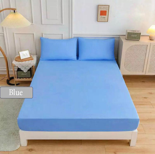 Fitted sheet cotton 100% double size 3pcs / single half 2pcs