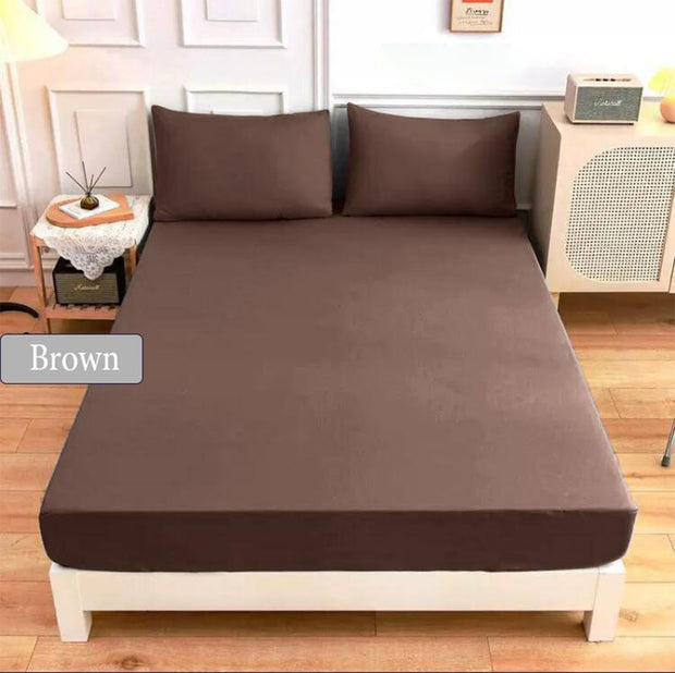 Fitted sheet cotton 100% double size 3pcs / single half 2pcs