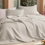 Bedspread Waffle Stonewash Double 3pcs / Single half 2pcs