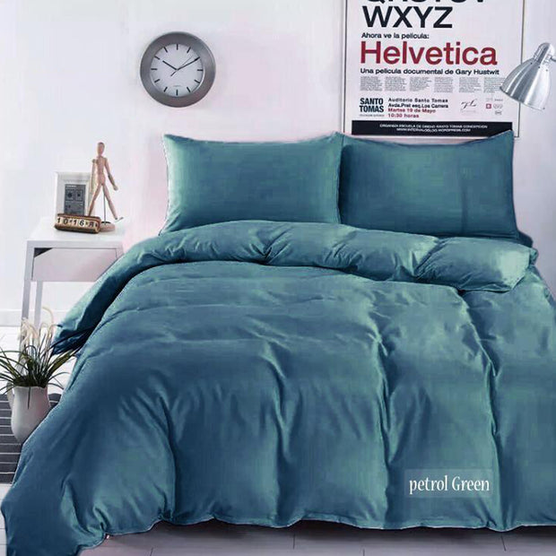 Bed Set cotton 100% Double size 4pcs / Single half 3pcs