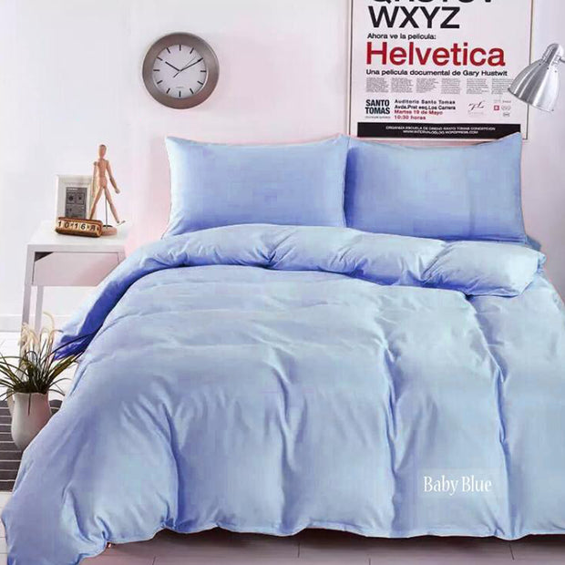 Bed Set cotton 100% Double size 4pcs / Single half 3pcs