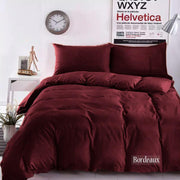 Bed Set cotton 100% Double size 4pcs / Single half 3pcs