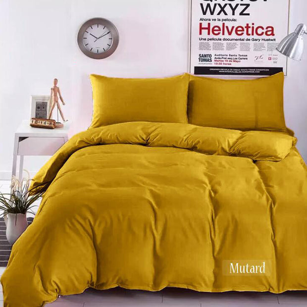 Bed Set cotton 100% Double size 4pcs / Single half 3pcs