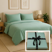 Bed Set cotton 100% Double size 4pcs / single half 3pcs