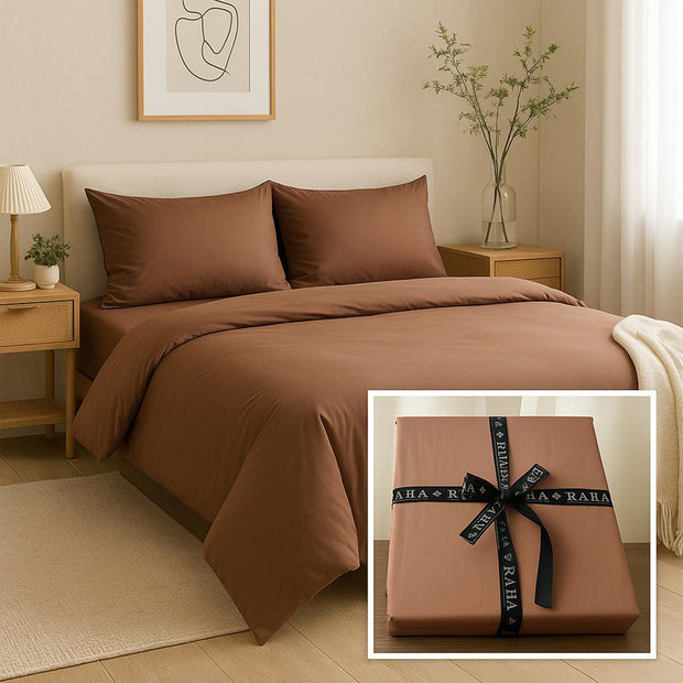 Bed Set cotton 100% Double size 4pcs / single half 3pcs