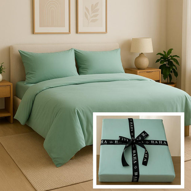 Bed Set cotton 100% Double size 4pcs / single half 3pcs