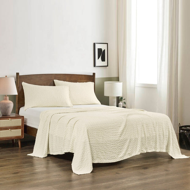 Bedspread Stonewash 50% cotton | 50% bamboo Double 3pcs