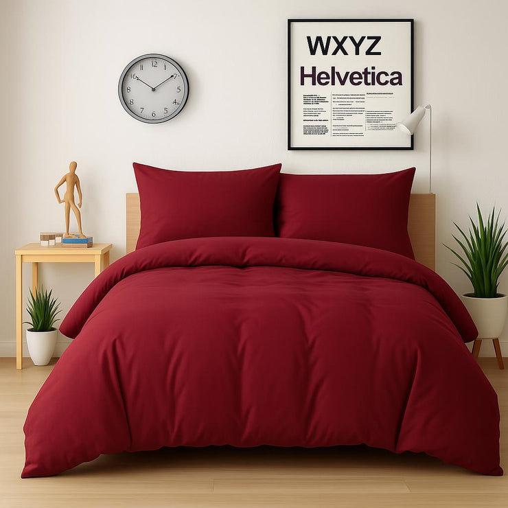 Bed Set cotton 100% Double size 4pcs / Single half 3pcs