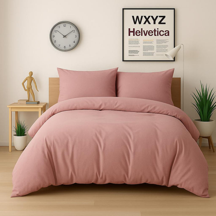 Bed Set cotton 100% Double size 4pcs / Single half 3pcs