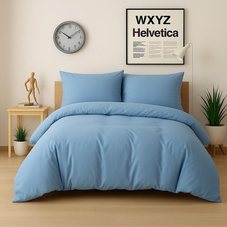 Bed Set cotton 100% Double size 4pcs / Single half 3pcs