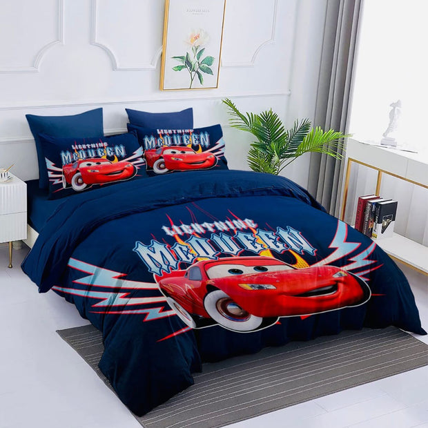 Comfort characters cotton 100% single size 4pcs