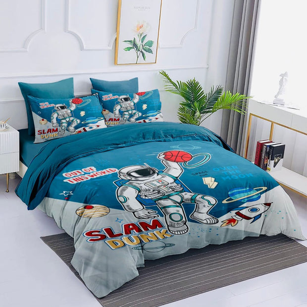 Comfort characters cotton 100% single size 4pcs