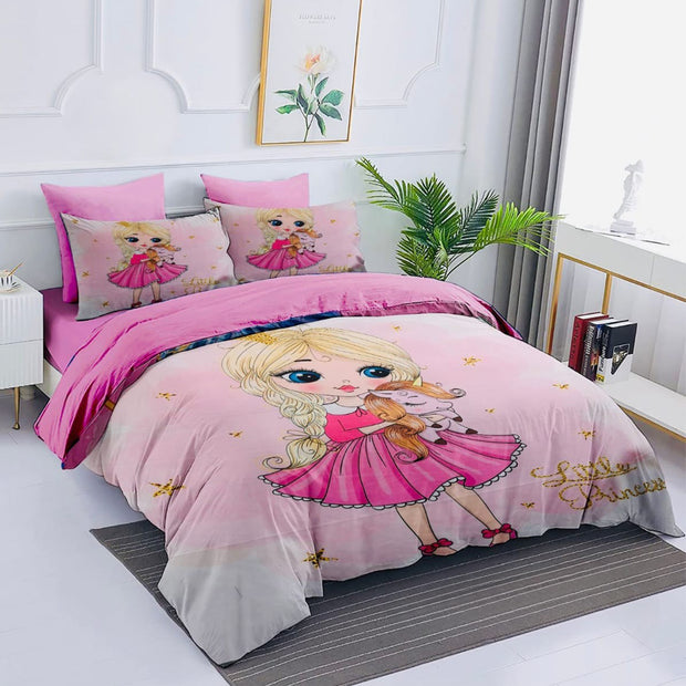 Comfort characters cotton 100% single size 4pcs