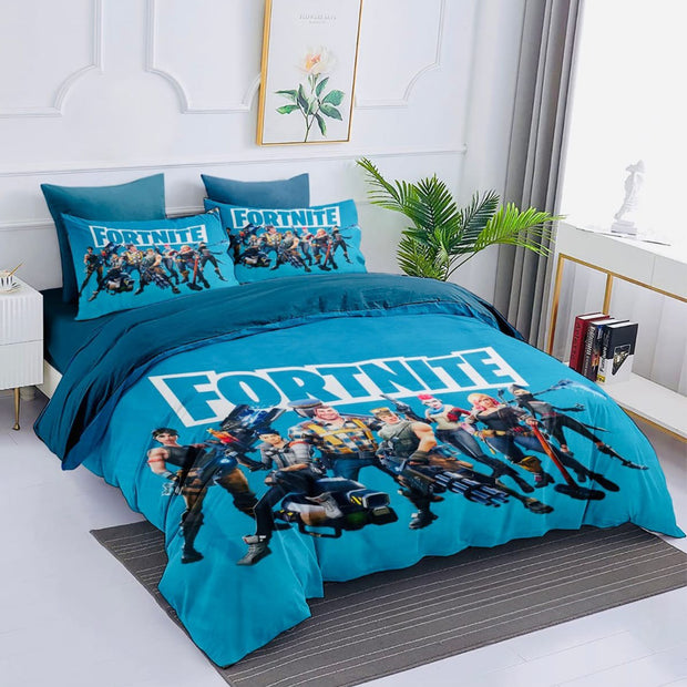 Comfort characters cotton 100% single size 4pcs